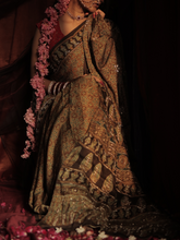 Brown Modal Silk Saree With Pal And Dapka Work